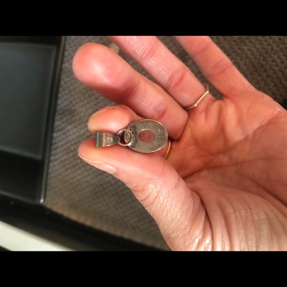 Sterling silver and moonstone pendant - Picture 6 of 10